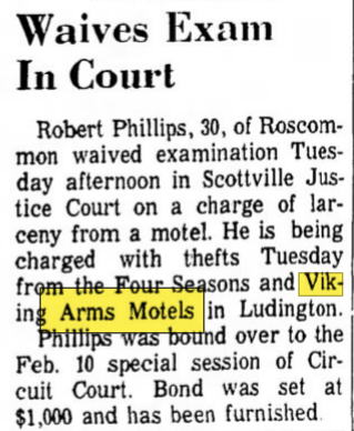 Viking Arms Inn (Viking Arms Motel) - 1966 Robbery (newer photo)